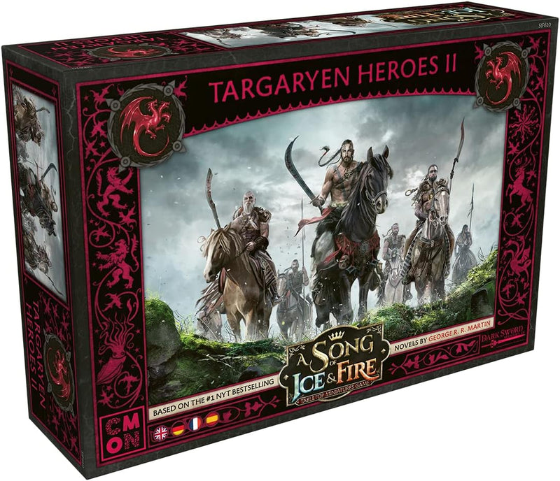 CMON | A Song of Ice & Fire – Helden von Haus Targaryen II | Erweiterung | Tabletop | 2 Spieler | Ab