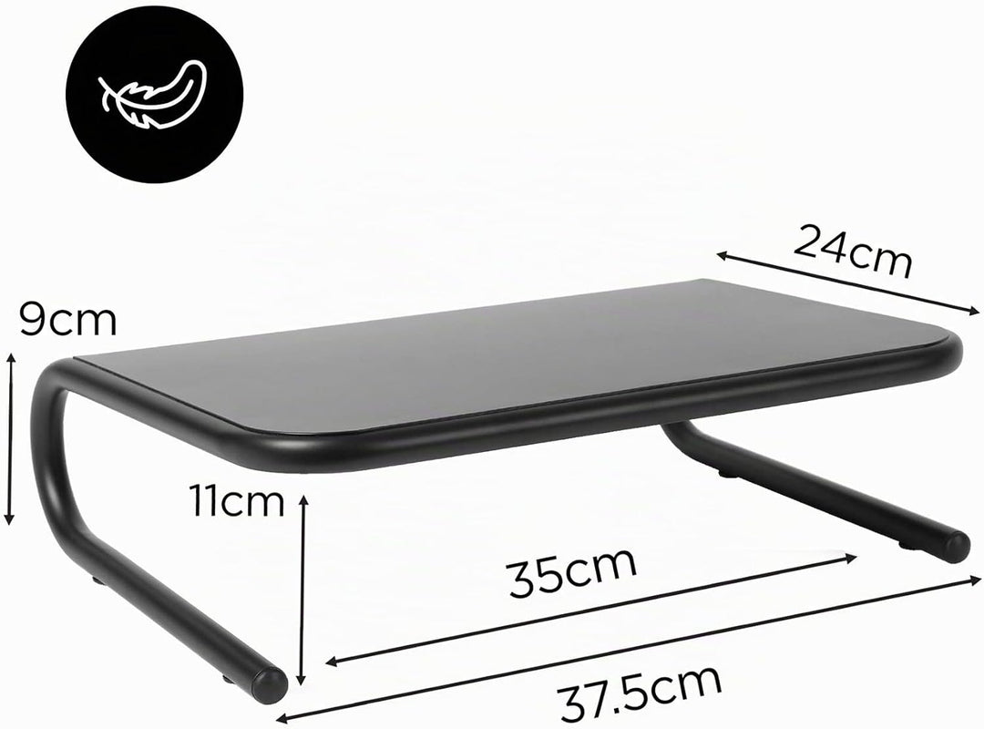 Duronic DM071 | Laptop und Bildschirmerhöhung für Schreibtische | 10 kg Kapazität | Ergonomische Mon