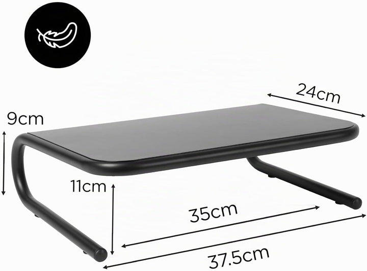 Duronic DM071 | Laptop und Bildschirmerhöhung für Schreibtische | 10 kg Kapazität | Ergonomische Mon