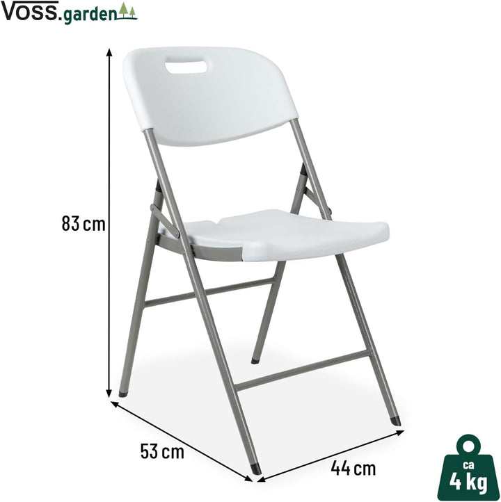 VOSS.garden Sitzgruppe 180cm, 1x Tisch + 1x Bank + 4 Stühle, klappbar