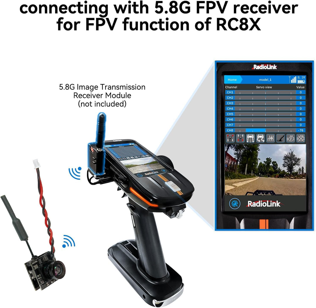 Radiolink 5.8G 48CH Drahtlose Bildübertragung 800TVL Kamera-Sender Schaltbar 25mw für FPV FPV-Kamera