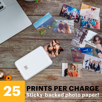 KODAK Step Drucker Drahtloser mobiler Fotodrucker mit Zink-Technologie druckt 2 × 3 Zoll grosse Foto