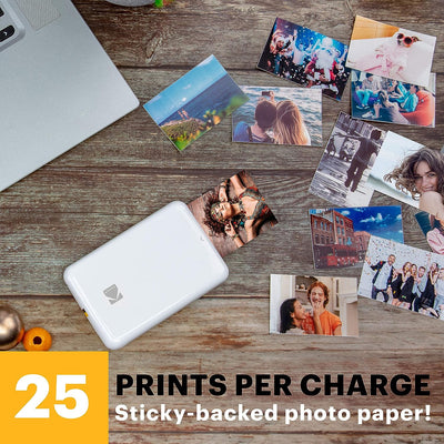 KODAK Step Drucker Drahtloser mobiler Fotodrucker mit Zink-Technologie druckt 2 × 3 Zoll grosse Foto