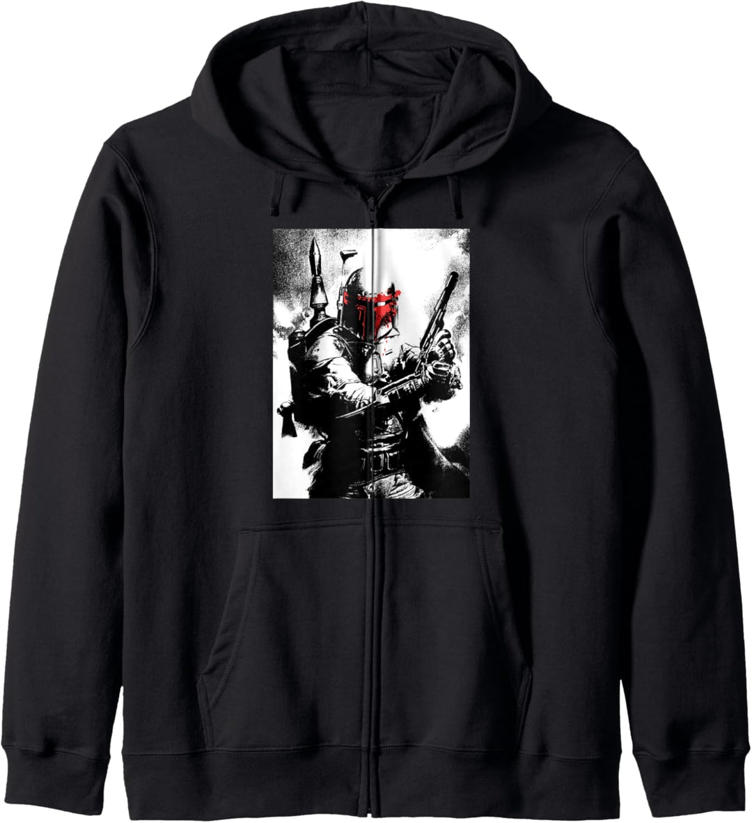 Star Wars Bobba Fett Negative Poster Kapuzenjacke