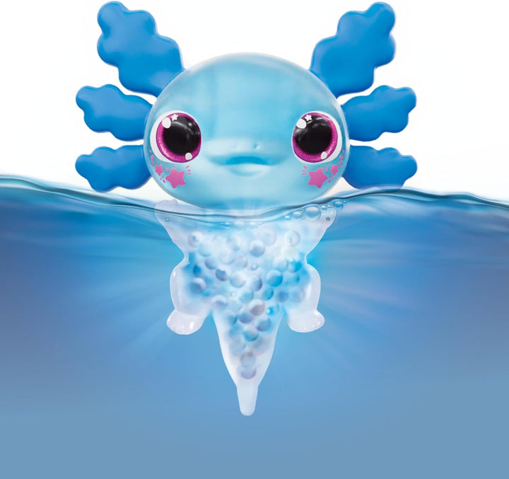 Animagic Let’s Glo Axolotl – Blau, Elektronisches & Leuchtendes Haustier Kinder ab 4 Jahren, Sensori