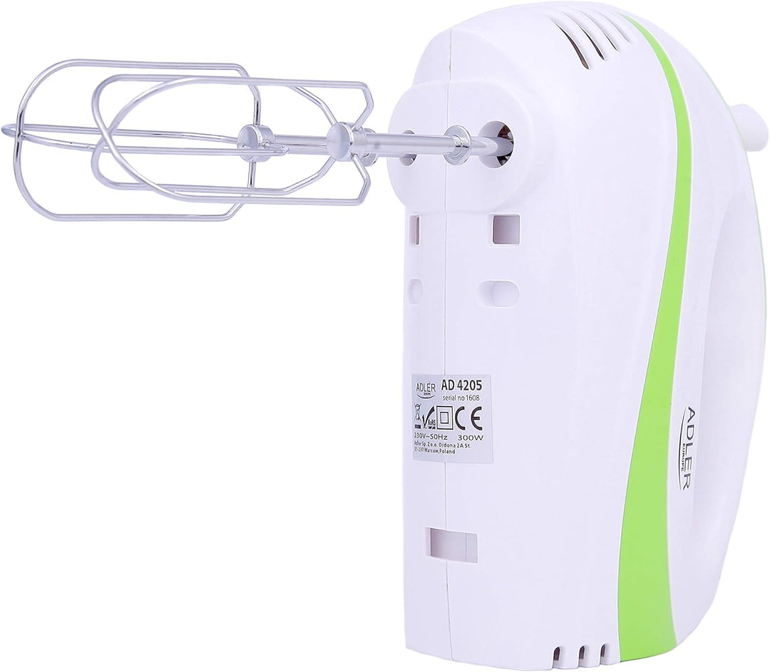 Adler Elektrischer Handrührer, Mehrfarbig, AD 4205g, Mehrfarbig