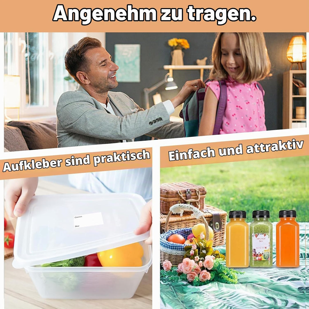 24 Stück 150ml Kunststoff Saftflaschen zum Befüllen, Leere Flaschen Kunststoff Wiederverwendbare Kle