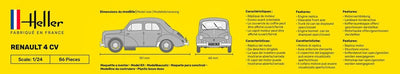 Heller 56762 Renault 4 CV Modellbausatz, grau