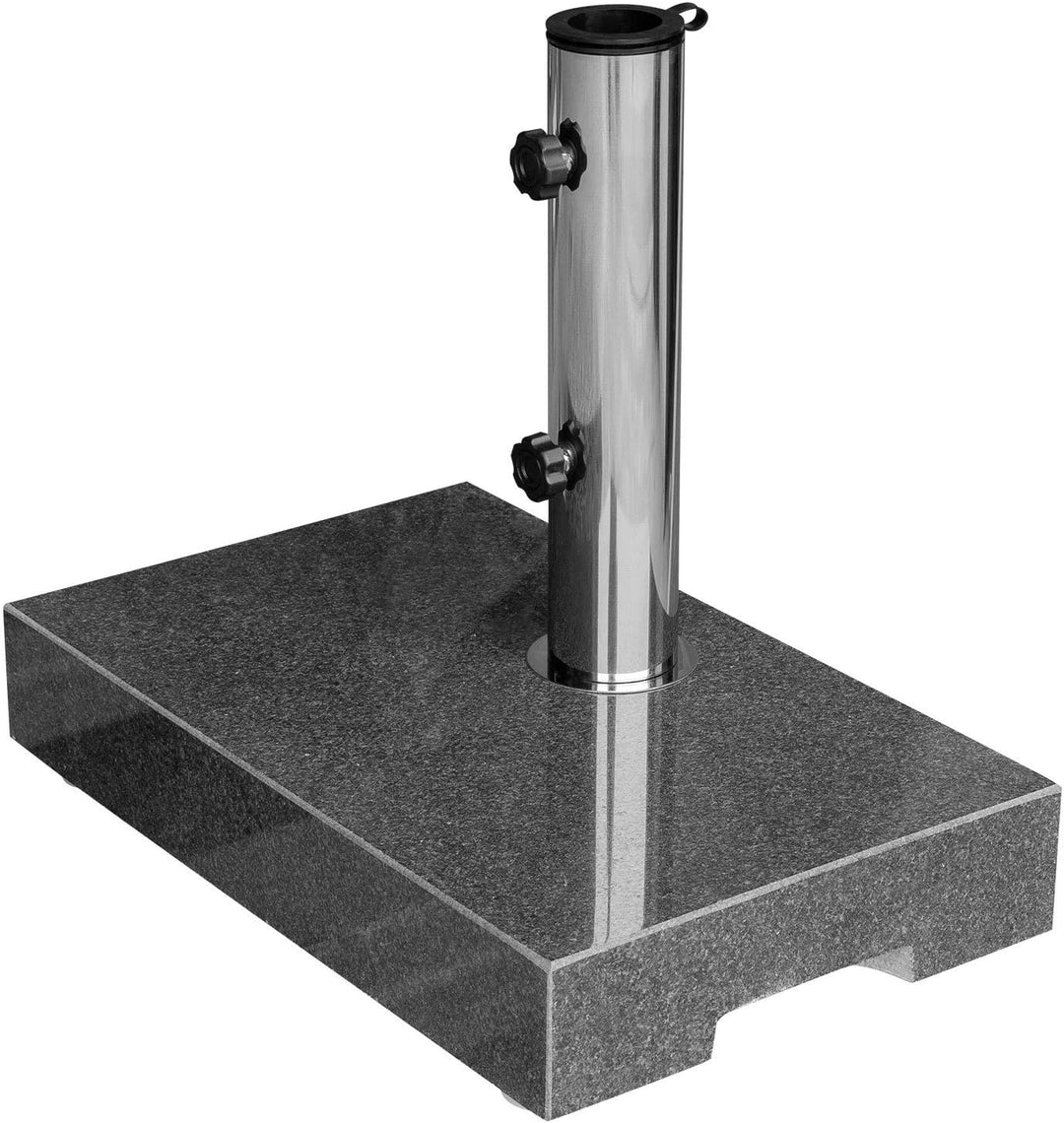 anndora Sonnenschirmständer Granit 25 kg dunkelgrau Balkonständer max 48mm Stamm, dunkelgrau
