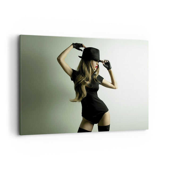 Bilder auf Leinwand 100x70cm Leinwandbild Schönheit club tanz disco Gross Wanddeko Bild Schlafzimmer