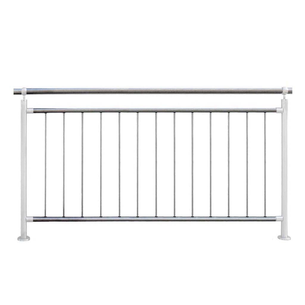 TIBU Geländer senkrechte Streben Balkon Terrasse Brüstung in der Länge: 1810 mm Höhe:900 mm 1810 mm