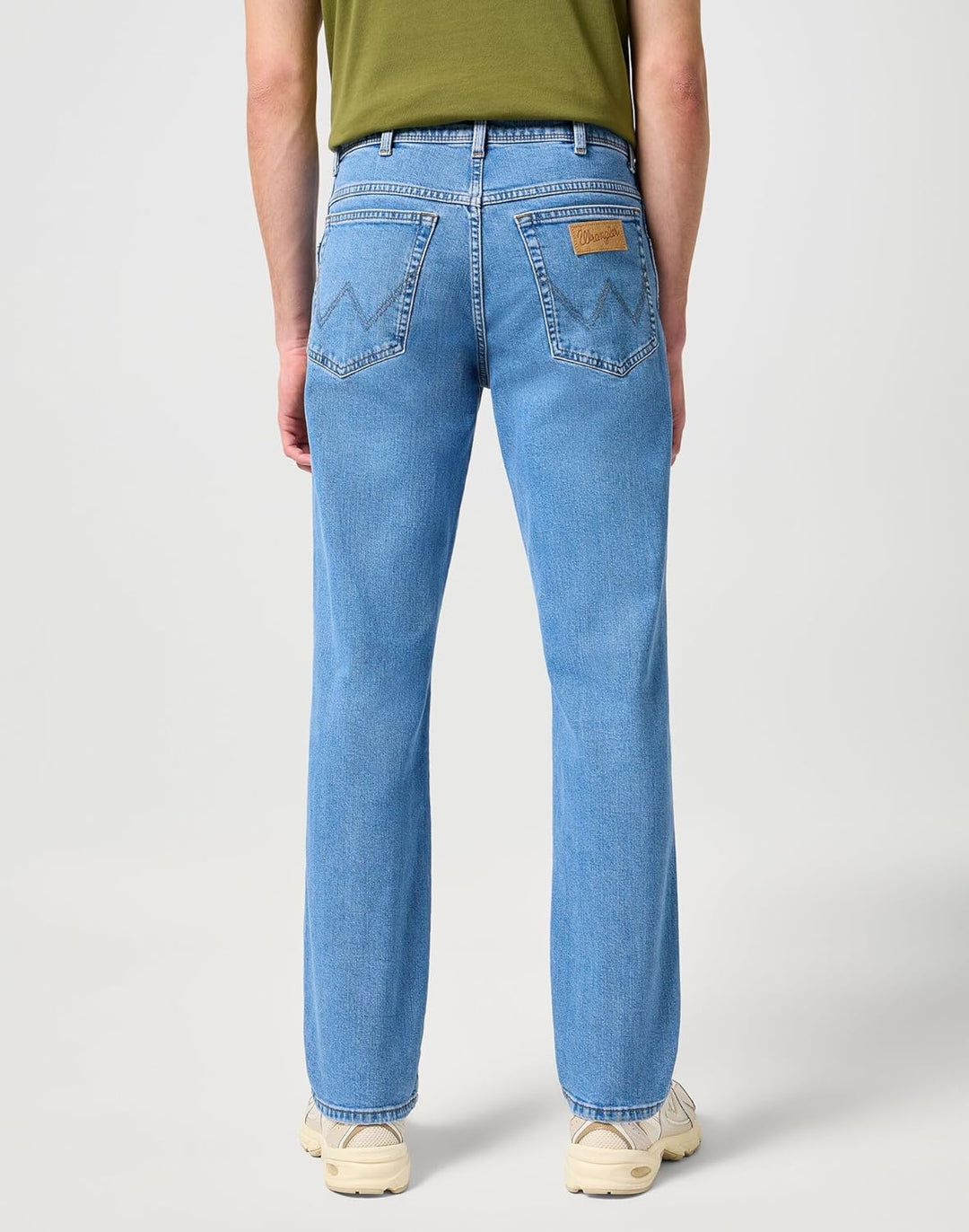 Wrangler Herren Jeans Texas - Regular Fit - Blau - Arm Strong W29-W50 Stretch 30W / 30L Good Shot, 3