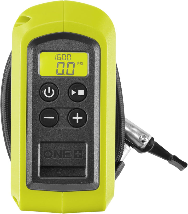 RYOBI 18 V ONE+ Akku-Mini-Kompressor RPI18-0, 11 bar max. Druck, Digitalanzeige, ohne Akku und Ladeg