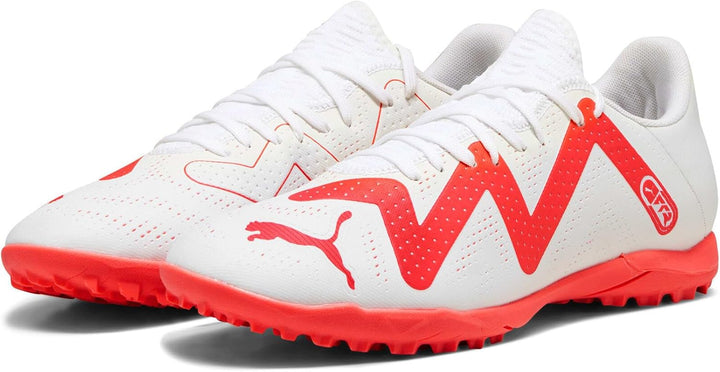 PUMA Herren Future Play Tt Fussballschuh 40 EU Puma White Fire Orchid, 40 EU Puma White Fire Orchid