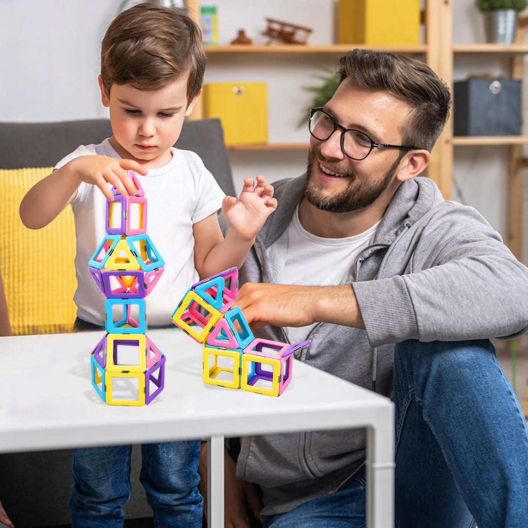 Magnetische Bausteine Spielzeug, Magnetspielzeug Magnete für Kinder, Weihnachten Geburtstag Magnetba