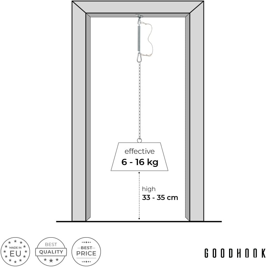 MAMOI® Babywiege Feder mit Stahl Sicherungsseil Federwiege 16,5kg Schaukel zum Schlafen Hangesessel