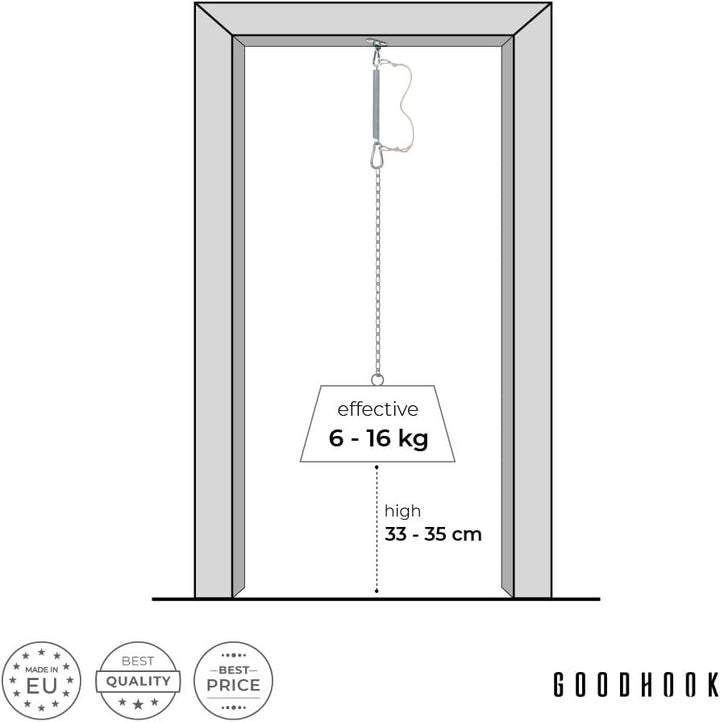 MAMOI® Babywiege Feder mit Stahl Sicherungsseil Federwiege 16,5kg Schaukel zum Schlafen Hangesessel