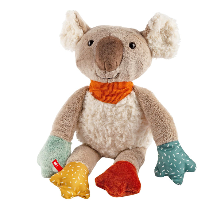 sigikid 43219 Kuscheltier Koala Patchwork Sweety, Yellow für Mädchen und Jungen von 0 bis 8 Jahren M