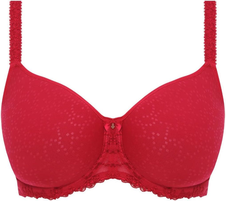 Fantasie Damen Ana Bügel Rebecca Formgeformter Spacer T-Shirt-BH, Blickdicht 65D Rot/Ausflug, Einfar