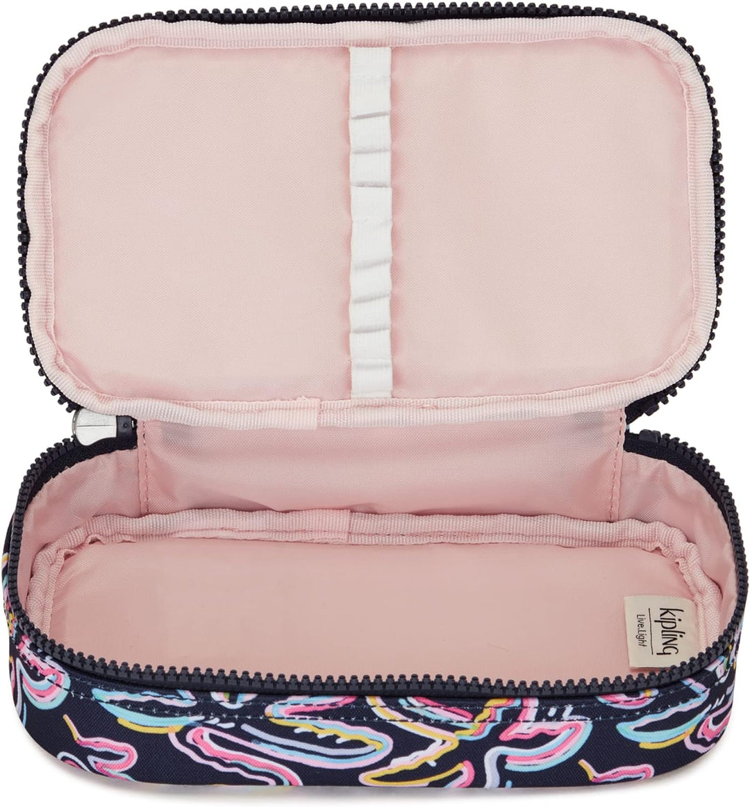 Kipling 50 PENS, Mittelgrosses Federmäppchen Palm Fiesta Prt, Palm Fiesta Prt