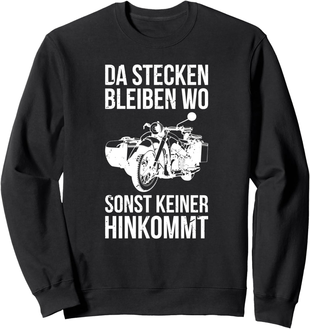 Dnepr Motorrad Gespanne Offroad Motorradfahrer Geschenk Sweatshirt