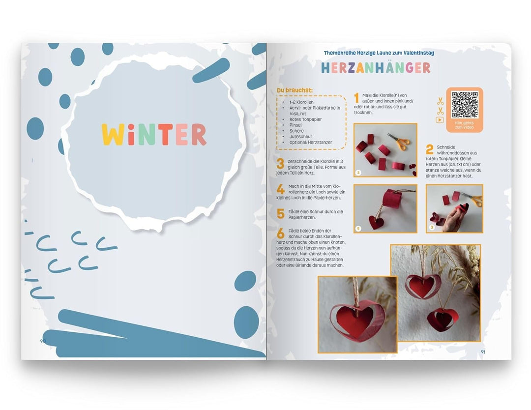 Bastelbuch – In 52 kreativen Themenwochen durch alle Jahreszeiten: Bastle dich durch über 100 kreati