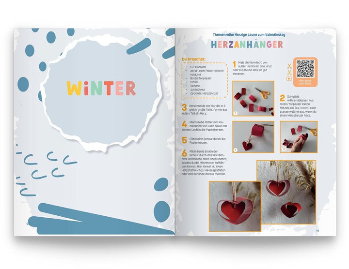 Bastelbuch – In 52 kreativen Themenwochen durch alle Jahreszeiten: Bastle dich durch über 100 kreati
