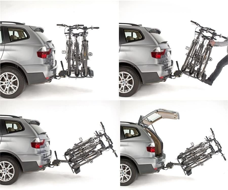 Mottez A021P3RA Verstellbarer und Zusammenkalpender Fahrradträger - 3 Räder
