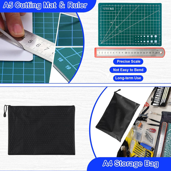 YOTINO 82 PCS 3D Drucker Zubehör, 3D Druck Werkzeug Tool Kit, mit Pinzetten, Zangen, Schnitzmesser,