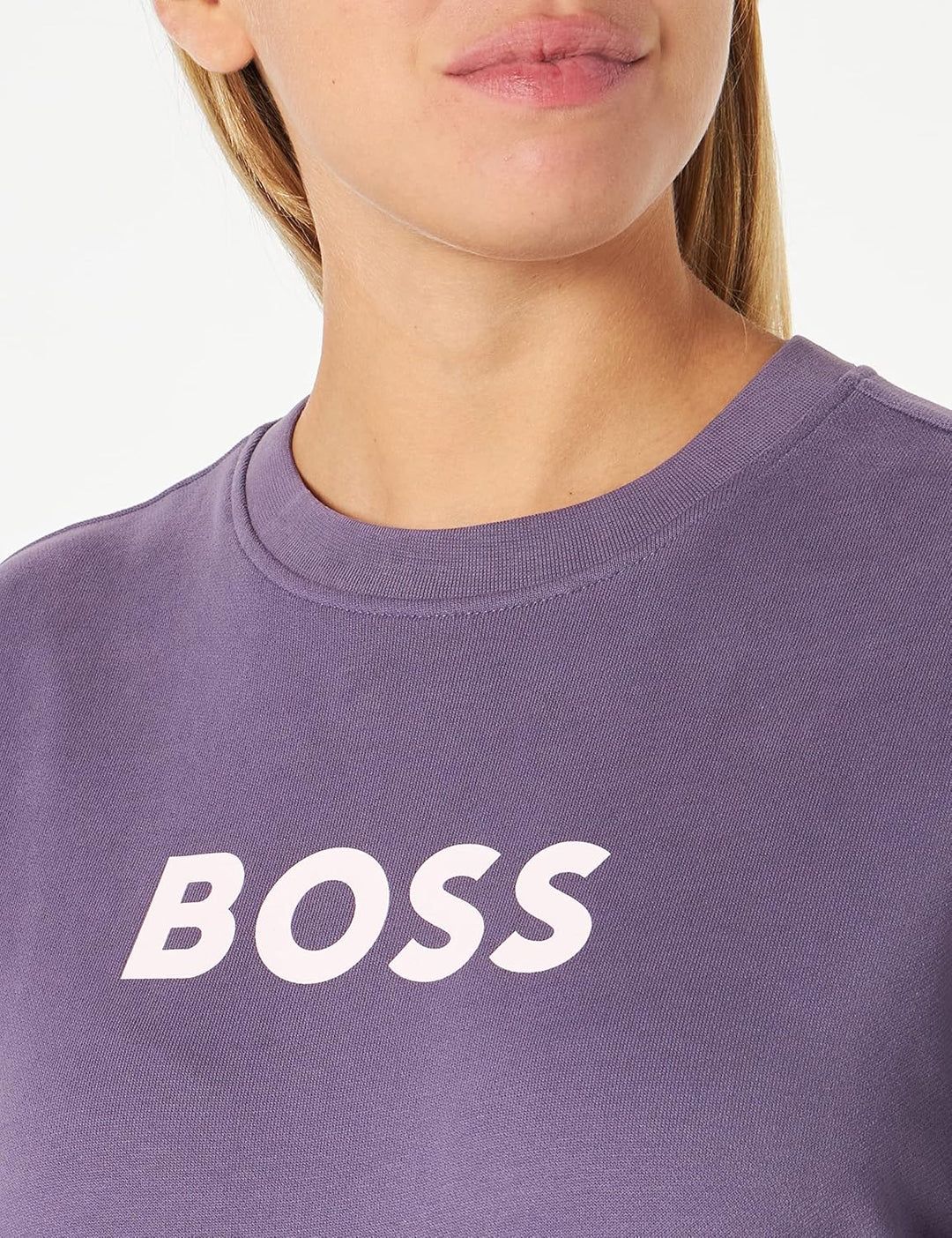 BOSS Damen C_elaboss_6 Sweatshirt XL Medium Purple, XL Medium Purple