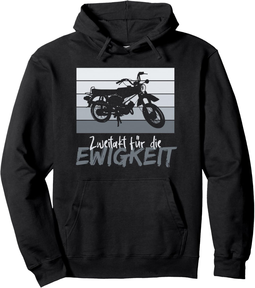Zweitakt für die Ewigkeit Simson DDR Moped Zweitakt Vintage Pullover Hoodie
