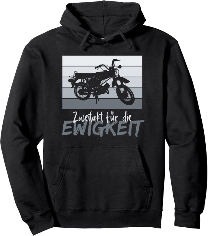 Zweitakt für die Ewigkeit Simson DDR Moped Zweitakt Vintage Pullover Hoodie