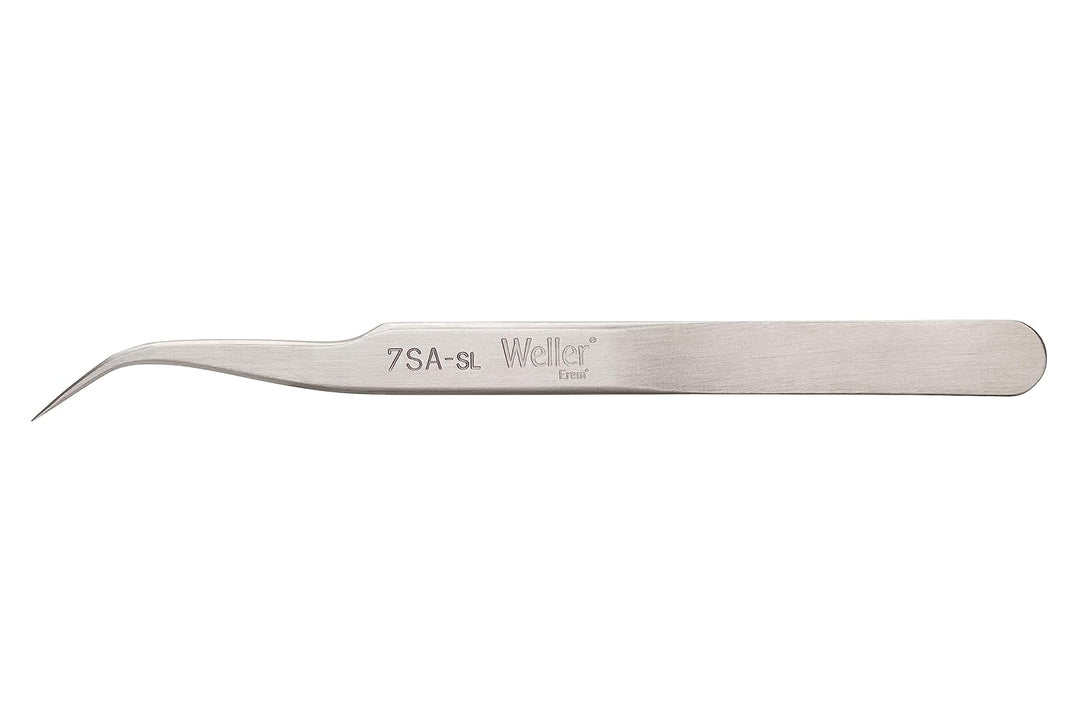 Weller Erem 7SASL Präzisionspinzette Gebogen, Ausgespart, Mit Feinen Spitzen