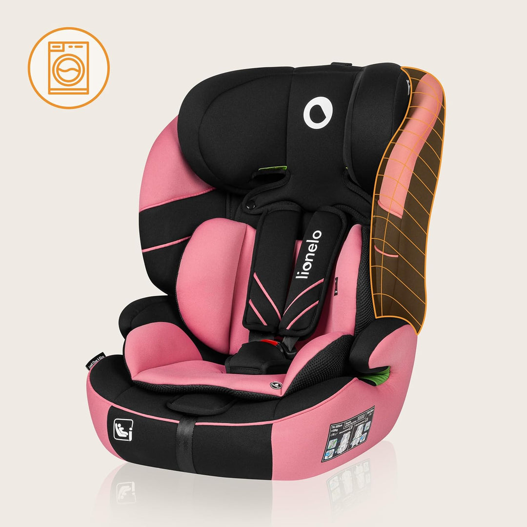 LIONELO LEVI ONE I-SIZE 76-150 cm Kinderautositz, Gruppe 1 2 3, Seitenschutz, 10 Grad Kopfstützenver