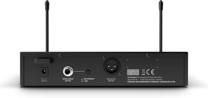 LD Systems U308 R - Empfänger - 823-832 MHz + 863-865 MHz 863 - 865 MHz+ 823 - 832 MHz, 863 - 865 MH