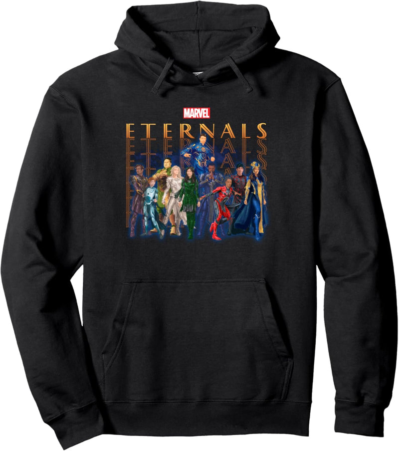 Marvel Eternals Hero Pose Line Up Pullover Hoodie