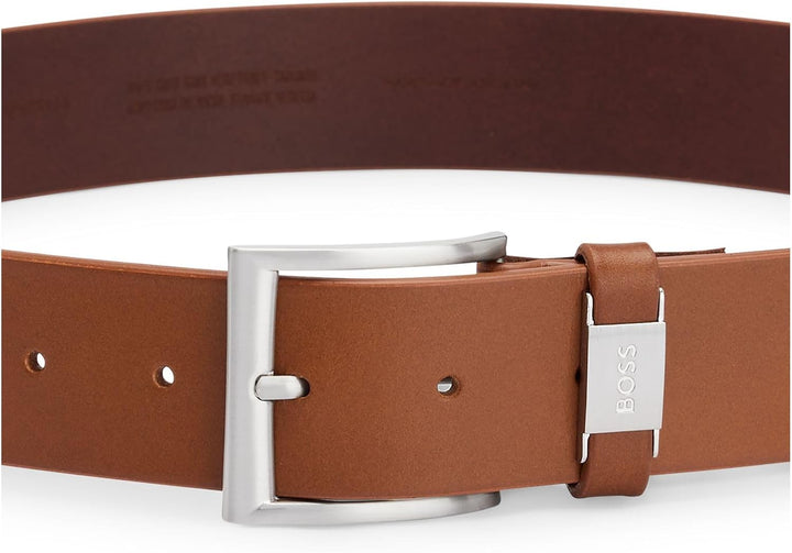 BOSS HUGO Herren Gürtel Ledergürtel Connio 50224631 -210 Medium Brown 105, -210 Medium Brown 105