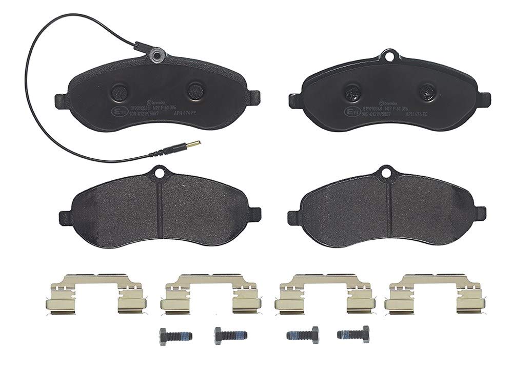 Brembo P 61 096 Bremsbelagsatz, Scheibenbremse - (4-teilig)