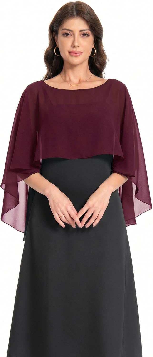 Baoqiya Damen 100 cm Einheitsgrösse Burgunder, Einheitsgrösse Burgunder