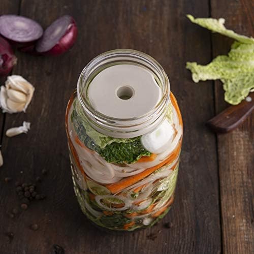 Beschwerungsstein 7 cm/ - 4 STÜCK - Sauerkraut herstellen/Kimchi und Gemüse Fermentieren im 4er Pack