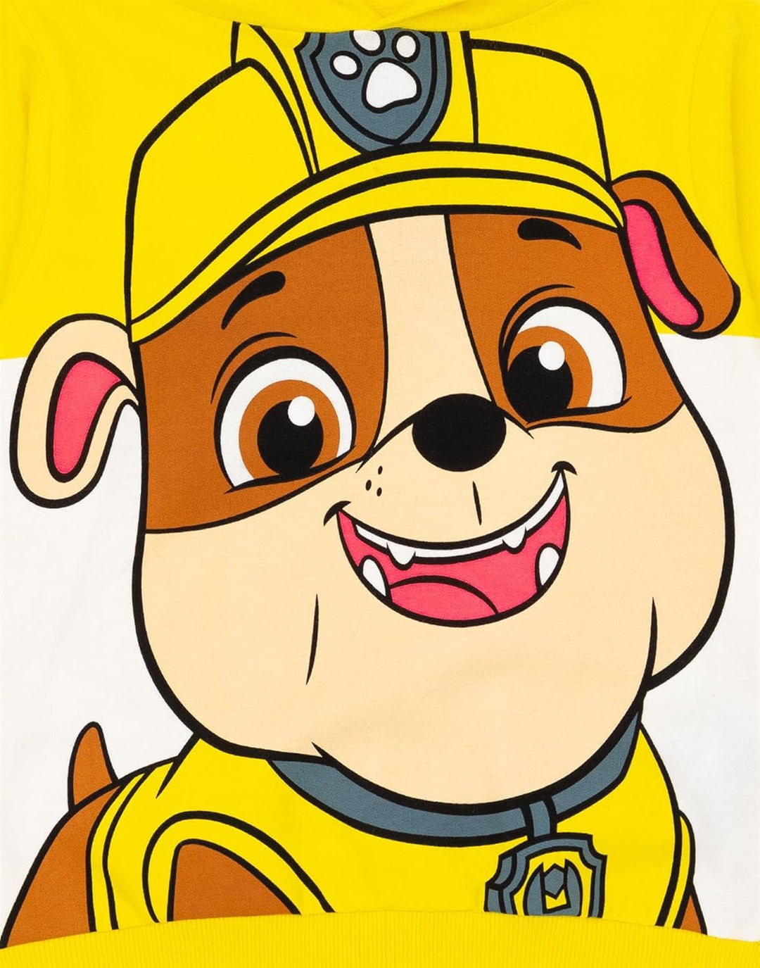 PAW PATROL Kids Hoodie Chase Marshall Skye Everest ODER Rubble 3D Ohren Pullover 5-6 Jahre Rubble, 5