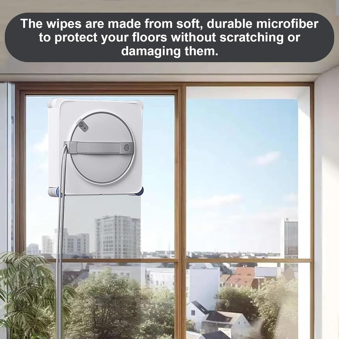 10 Stück Reinigungstuch Ersatz für Ecovacs Winbot W2S / W2S Omni Fensterputzroboter, Ersatztücher Re