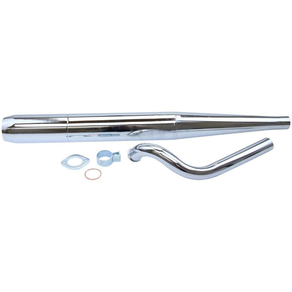 Auspuff Kreidler Florett RS 6,3 PS Original Form Schalldämpfer + Flanschkrümmer 32mm