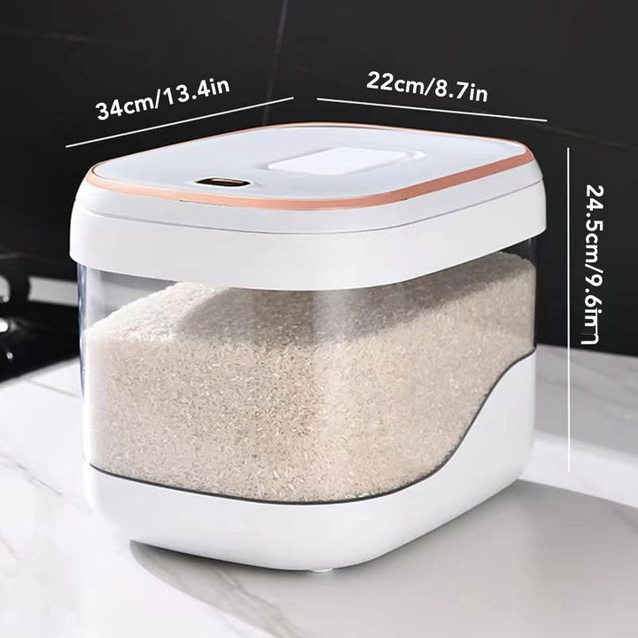 Getreidespender, Press-Reiseimer, Grosses Fassungsvermögen, Reisaufbewahrungsbehälter, Trockenfutter