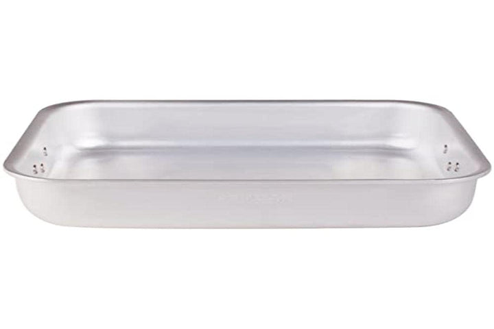 Baldassare Agnelli Professionelle Aluminium-Linie Rechteckiger Bräter, Metall, Silber/schwarz, 30 cm
