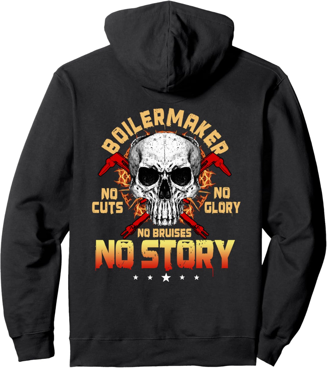 Boilermaker Design auf der Rückseite der Kleidung Pullover Hoodie