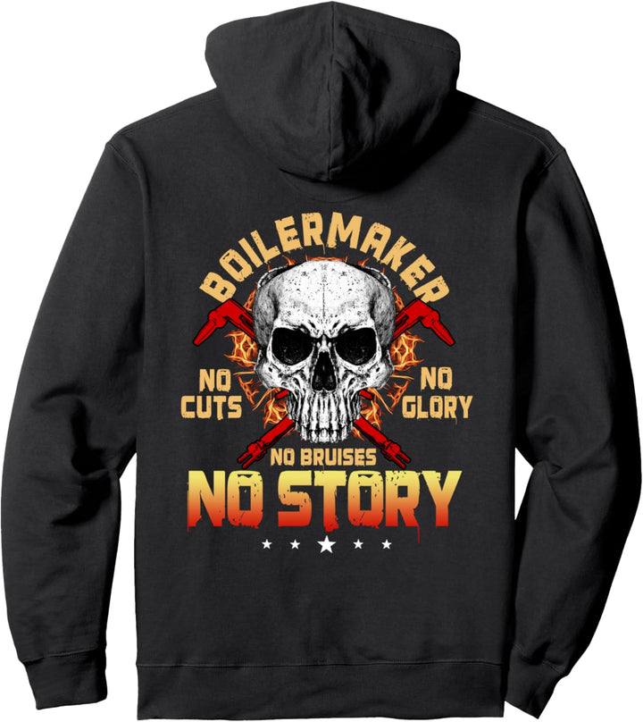 Boilermaker Design auf der Rückseite der Kleidung Pullover Hoodie