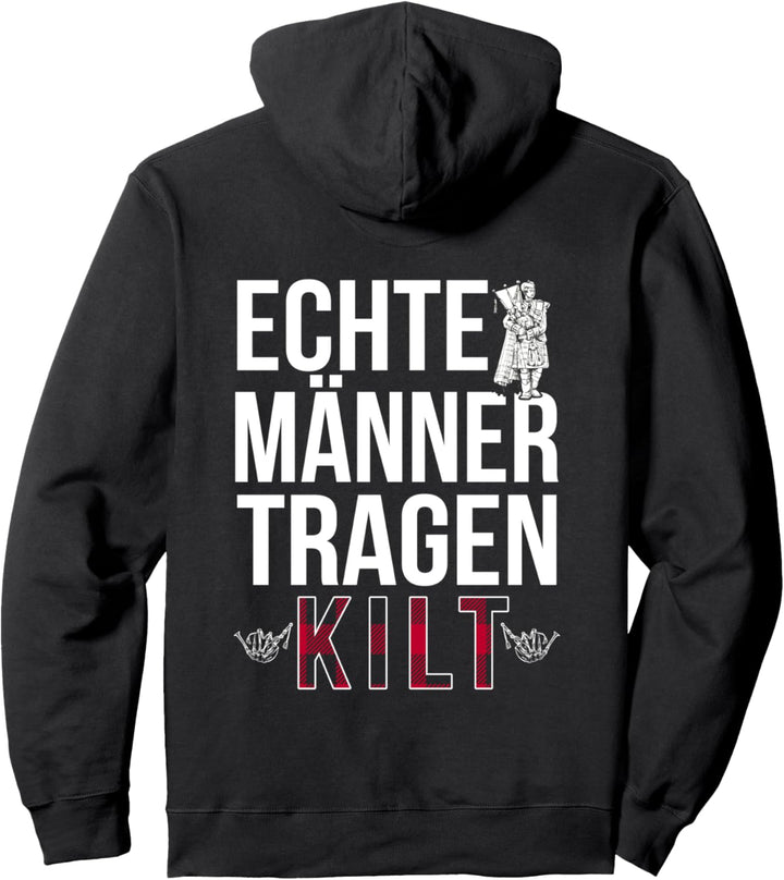 Echte Männer Tragen Kilt Pullover Hoodie