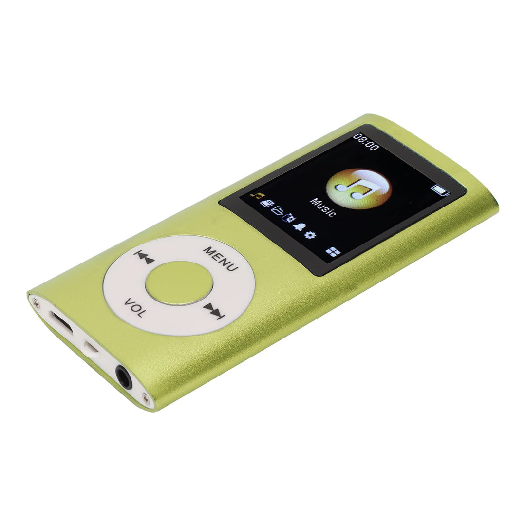 Yctze MP3/MP4-Player, Tragbarer Musikplayer mit Kopfhörer, 1,8-Zoll-HD-Bildschirm, Unterstützt Bis z
