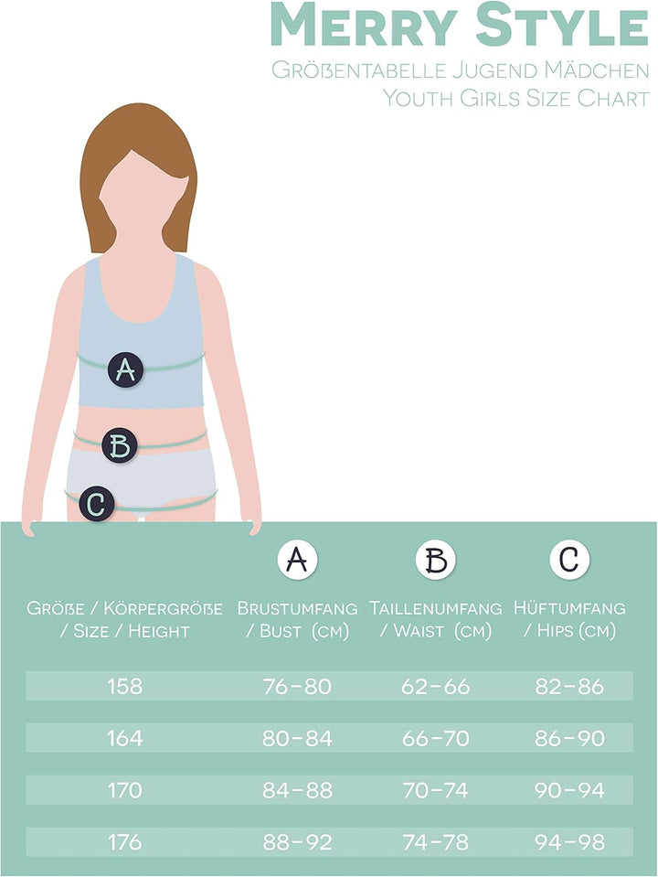 Merry Style Mädchen Schlafstrampler Strampelanzug mit Kapuze MS10-223 110-116 Grau Blaue Sterne, 110